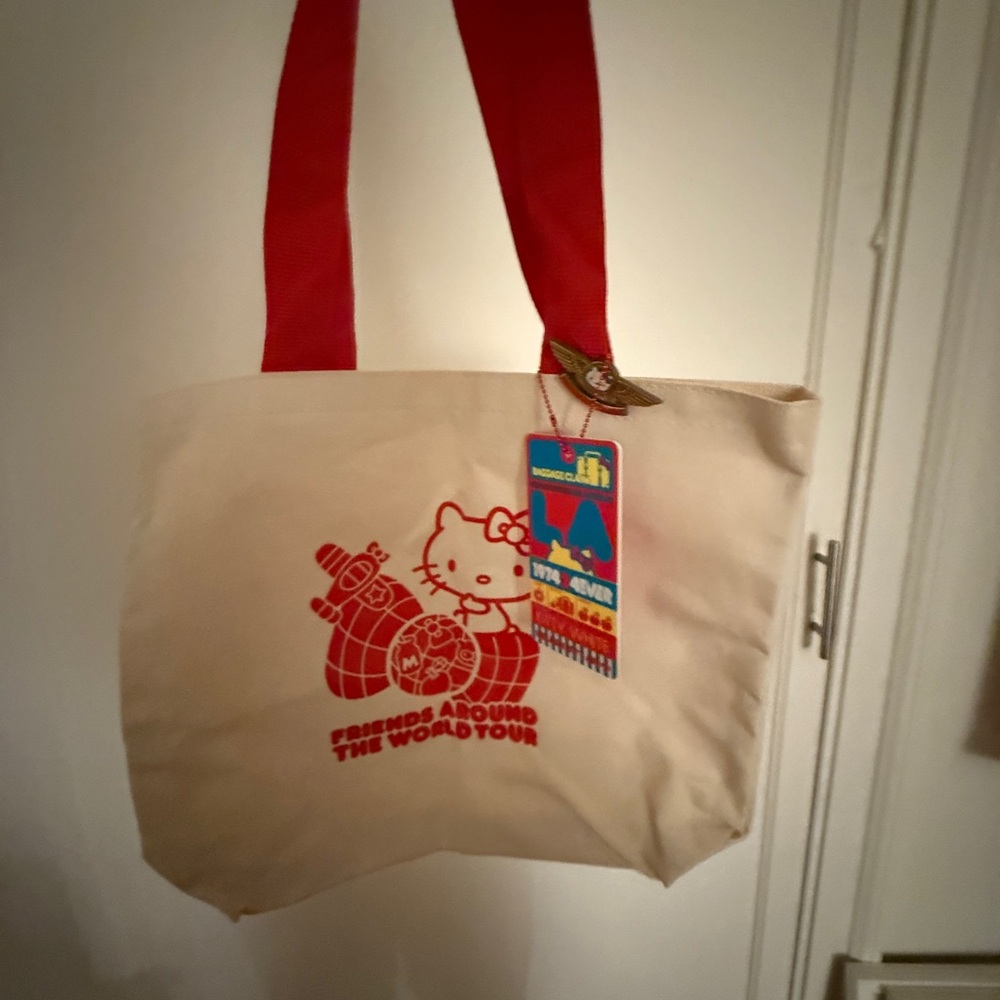 Hello Kitty 45th Anniversary Friends Around the World Tote